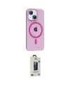 ieg™ iPhone 14 Kılıf Pusula Form Özel Seri - Siyah Bilvis Hayalet Cam Ekran Koruyucu