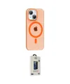 ieg™ iPhone 14 Kılıf Pusula Form Özel Seri - Siyah Bilvis Hayalet Cam Ekran Koruyucu