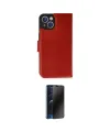 ieg™ iPhone 14 Kılıf Siluet Işık Serisi - Siyah 3D Antistatik Hayalet Cam Ekran Koruyucu