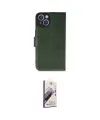 ieg™ iPhone 14 Kılıf Siluet Işık Serisi - Siyah Bilvis 3D Mat Cam Ekran Koruyucu