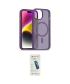 ieg™ iPhone 14 Kılıf Siluet Minimal Prime - Şeffaf Pasifik Cam Ekran Koruyucu