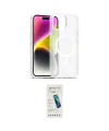 ieg™ iPhone 14 Kılıf Siluet Minimal Prime - Şeffaf Pasifik Cam Ekran Koruyucu