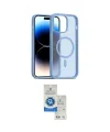 ieg™ iPhone 14 Kılıf Siluet Minimal Prime - Şeffaf Royal Nano Ekran Koruyucu