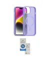 ieg™ iPhone 14 Kılıf Siluet Minimal Prime - Şeffaf Royal Nano Ekran Koruyucu