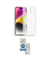 ieg™ iPhone 14 Kılıf Siluet Minimal Prime - Şeffaf Royal Nano Ekran Koruyucu