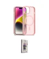 ieg™ iPhone 14 Kılıf Siluet Minimal Prime - Siyah Bilvis 3D Cam Ekran Koruyucu