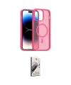 ieg™ iPhone 14 Kılıf Siluet Minimal Prime - Siyah Bilvis 3D Mat Cam Ekran Koruyucu