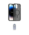 ieg™ iPhone 14 Kılıf Siluet Minimal Prime - Siyah Joko Magic 5D Cam