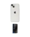 ieg™ iPhone 14 Kılıf Ufuk Minimal Özel Seri - Siyah 3D Antistatik Hayalet Cam Ekran Koruyucu