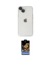 ieg™ iPhone 14 Kılıf Ufuk Minimal Özel Seri - Siyah Buffer Hayalet Cam Ekran Koruyucu