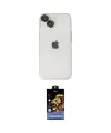 ieg™ iPhone 14 Kılıf Ufuk Minimal Özel Seri - Siyah Buffer Hayalet Cam Ekran Koruyucu