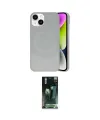 ieg™ iPhone 14 Kılıf Ufuk Serisi - Şeffaf 360 Full Body Arka Koruyucu