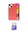 ieg™ iPhone 14 Kılıf Ufuk Serisi - Siyah Bilvis 5in1 5D Magic Hayalet Cam Ekran Koruyucu
