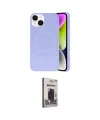ieg™ iPhone 14 Kılıf Ufuk Serisi - Siyah Bilvis Hayalet Cam Ekran Koruyucu