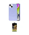 ieg™ iPhone 14 Kılıf Ufuk Serisi - Siyah Buffer Cam Ekran Koruyucu