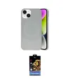 ieg™ iPhone 14 Kılıf Ufuk Serisi - Siyah Buffer Hayalet Cam Ekran Koruyucu
