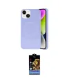 ieg™ iPhone 14 Kılıf Ufuk Serisi - Siyah Buffer Hayalet Cam Ekran Koruyucu