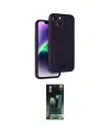 ieg™ iPhone 14 Kılıf Vadi Çizgi Prime - Şeffaf 360 Full Body Arka Koruyucu