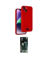 ieg™ iPhone 14 Kılıf Vadi Çizgi Prime - Şeffaf 360 Full Body Arka Koruyucu