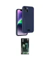 ieg™ iPhone 14 Kılıf Vadi Çizgi Prime - Şeffaf 360 Full Body Arka Koruyucu
