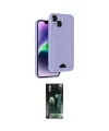 ieg™ iPhone 14 Kılıf Vadi Çizgi Prime - Şeffaf 360 Full Body Arka Koruyucu