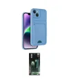 ieg™ iPhone 14 Kılıf Vadi Çizgi Prime - Şeffaf 360 Full Body Arka Koruyucu