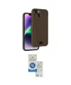 ieg™ iPhone 14 Kılıf Vadi Çizgi Prime - Şeffaf Royal Nano Ekran Koruyucu