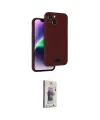 ieg™ iPhone 14 Kılıf Vadi Çizgi Prime - Siyah Bilvis 3D Cam Ekran Koruyucu