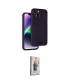 ieg™ iPhone 14 Kılıf Vadi Çizgi Prime - Siyah Bilvis 3D Cam Ekran Koruyucu
