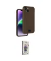 ieg™ iPhone 14 Kılıf Vadi Çizgi Prime - Siyah Bilvis 3D Cam Ekran Koruyucu
