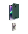 ieg™ iPhone 14 Kılıf Vadi Çizgi Prime - Siyah Bilvis 3D Cam Ekran Koruyucu