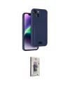 ieg™ iPhone 14 Kılıf Vadi Çizgi Prime - Siyah Bilvis 3D Cam Ekran Koruyucu