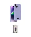 ieg™ iPhone 14 Kılıf Vadi Çizgi Prime - Siyah Bilvis 3D Cam Ekran Koruyucu
