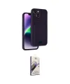 ieg™ iPhone 14 Kılıf Vadi Çizgi Prime - Siyah Bilvis 3D Mat Cam Ekran Koruyucu