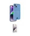 ieg™ iPhone 14 Kılıf Vadi Çizgi Prime - Siyah Bilvis 3D Mat Cam Ekran Koruyucu