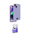 ieg™ iPhone 14 Kılıf Vadi Çizgi Prime - Siyah Bilvis 5in1 5D Magic Hayalet Cam Ekran Koruyucu
