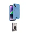 ieg™ iPhone 14 Kılıf Vadi Çizgi Prime - Siyah Bilvis Hayalet Cam Ekran Koruyucu