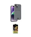 ieg™ iPhone 14 Kılıf Vadi Çizgi Prime - Siyah Buffer Cam Ekran Koruyucu