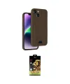 ieg™ iPhone 14 Kılıf Vadi Çizgi Prime - Siyah Buffer Cam Ekran Koruyucu