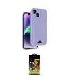 ieg™ iPhone 14 Kılıf Vadi Çizgi Prime - Siyah Buffer Cam Ekran Koruyucu
