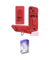 ieg™ iPhone 14 Kılıf Vadi Form Prime - Siyah Bilvis 5in1 3D Magic Cam Ekran Koruyucu