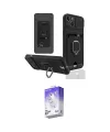 ieg™ iPhone 14 Kılıf Vadi Form Prime - Siyah Bilvis 5in1 3D Magic Cam Ekran Koruyucu