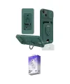 ieg™ iPhone 14 Kılıf Vadi Form Prime - Siyah Bilvis 5in1 3D Magic Cam Ekran Koruyucu