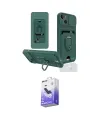 ieg™ iPhone 14 Kılıf Vadi Form Prime - Siyah Bilvis 5in1 5D Magic Hayalet Cam Ekran Koruyucu