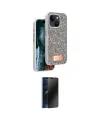 ieg™ iPhone 14 Kılıf Vadi Klasik Serisi - Siyah 3D Antistatik Hayalet Cam Ekran Koruyucu