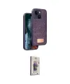 ieg™ iPhone 14 Kılıf Vadi Klasik Serisi - Siyah Bilvis 3D Cam Ekran Koruyucu