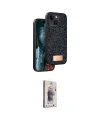 ieg™ iPhone 14 Kılıf Vadi Klasik Serisi - Siyah Bilvis 3D Cam Ekran Koruyucu