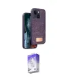ieg™ iPhone 14 Kılıf Vadi Klasik Serisi - Siyah Bilvis 5in1 3D Magic Cam Ekran Koruyucu