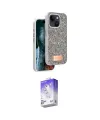 ieg™ iPhone 14 Kılıf Vadi Klasik Serisi - Siyah Bilvis 5in1 3D Magic Cam Ekran Koruyucu