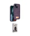 ieg™ iPhone 14 Kılıf Vadi Klasik Serisi - Siyah Bilvis Hayalet Cam Ekran Koruyucu